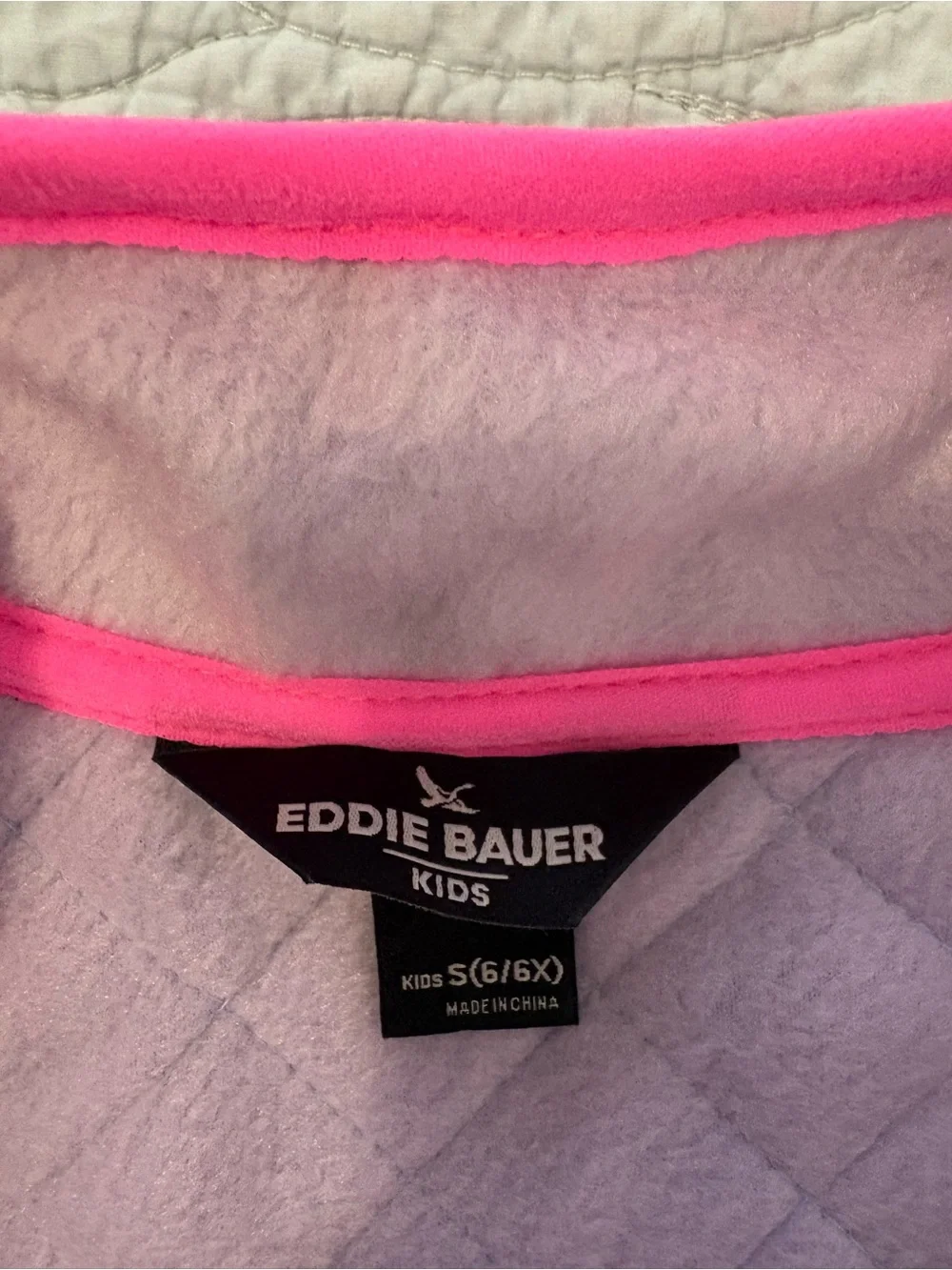 Eddie Bauer Polar Fleece jacket. Girls small.